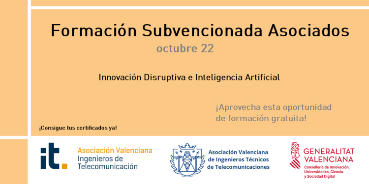 Formación subvencionada octubre 22